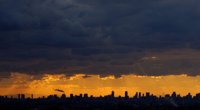 交野山からの夕景