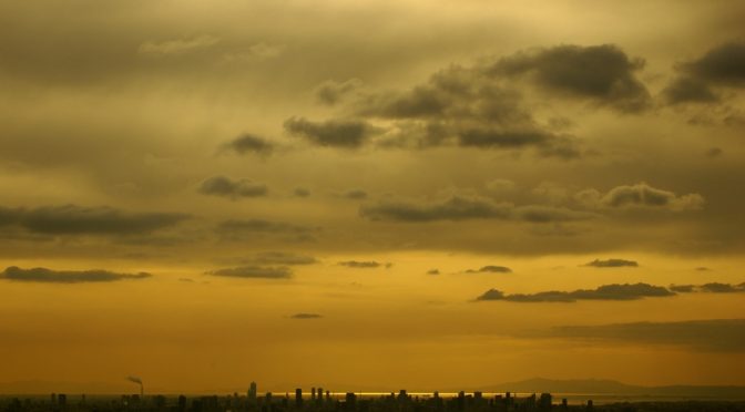 交野山 夕景