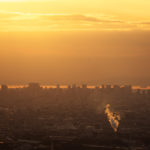 交野山山頂からの夕景