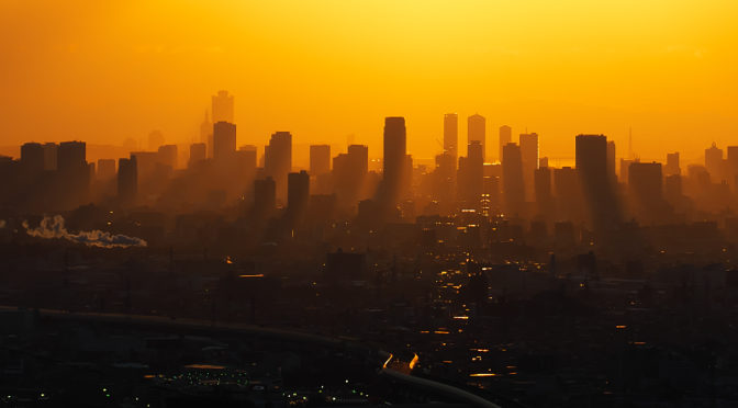 ゆく年 2018 最後の夕景